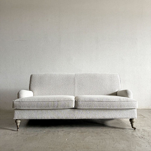 アスプルンド ASPLUND リゾルティール resortir スタンレー STANLEY 2.5P SOFA 2.5人掛けソファ W185cm ファブリック ホワイト系 グレー脚 定価¥418,000- 〓