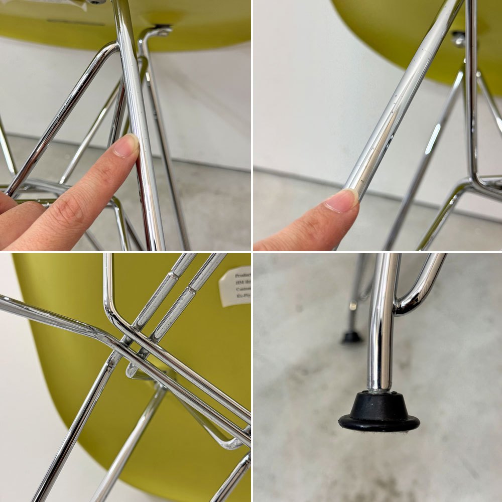 ハーマンミラー Herman Miller サイドシェルチェア ポリプロピレン製 エッフェルベース C&R イームズ ミッドセンチュリー ●