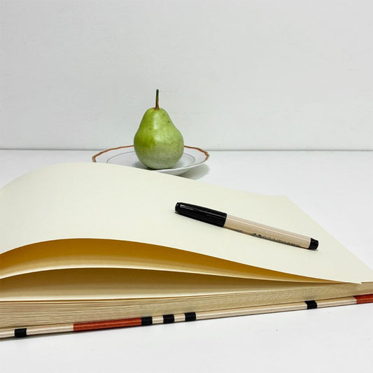 ピエールフレイ Pierre Frey スケッチブック ノートブック アルバム オレンジ 箱付き 未使用品 ●