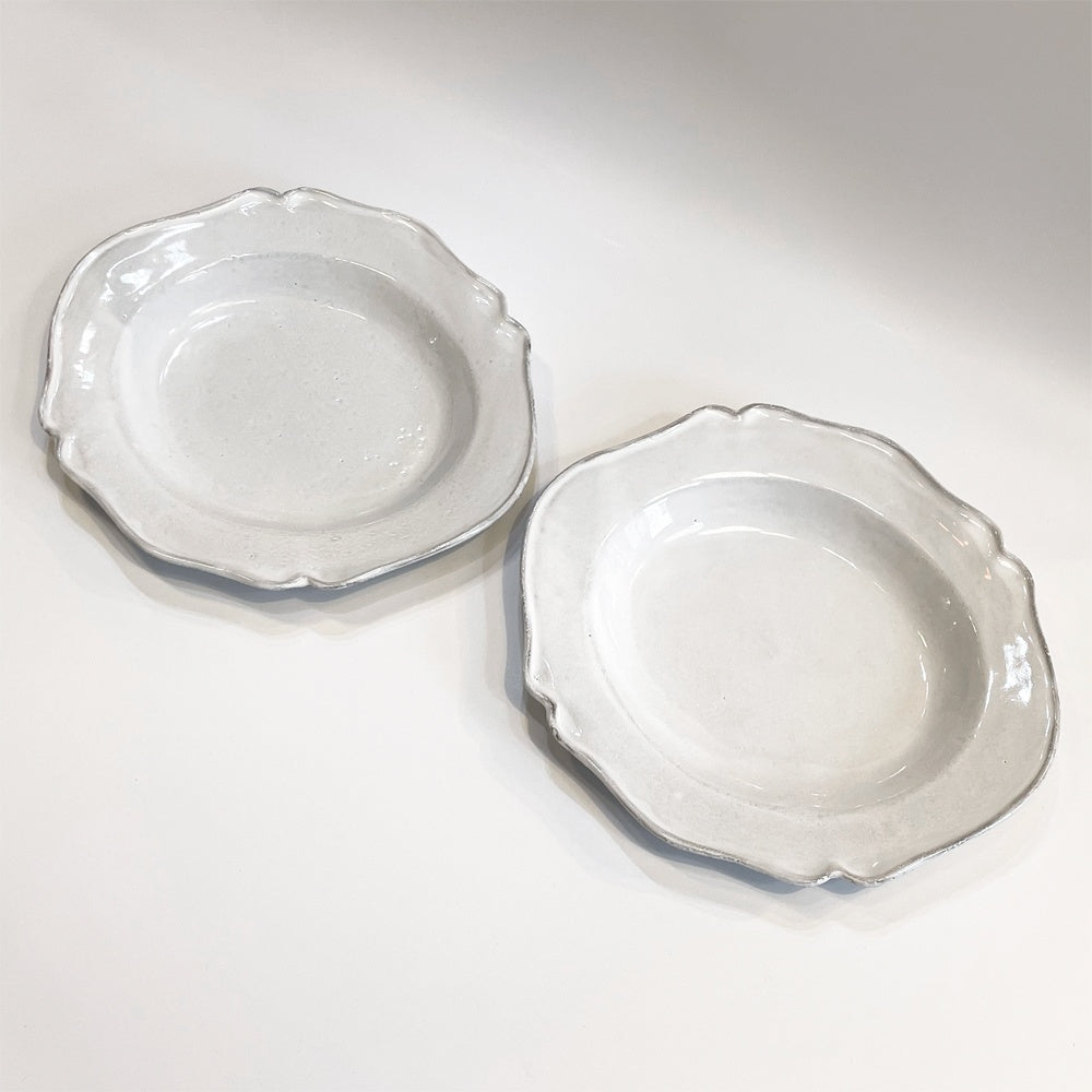 アスティエ・ド・ヴィラット ASTIER de VILLATTE バック Bac ラージ スーププレート 深皿 美品 フランス B ★