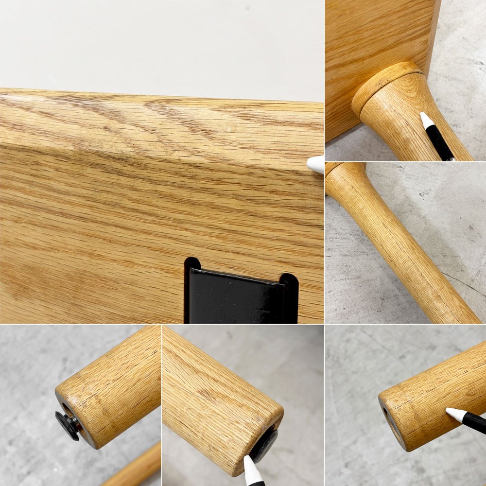 アクタス ACTUS スープ SOUP ダイニングテーブル Rレッグ オーク材 オイル仕上げ W180cm ナチュラルデザイン 定価¥173,800- ●