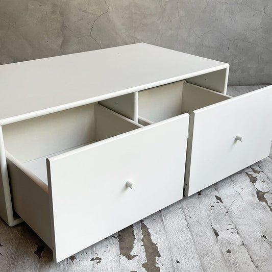 モンタナ MONTANA システムシェルフユニット SYSTEM SHELF UNIT ミニチェスト ドロワー2杯 ホワイト デンマーク ♪