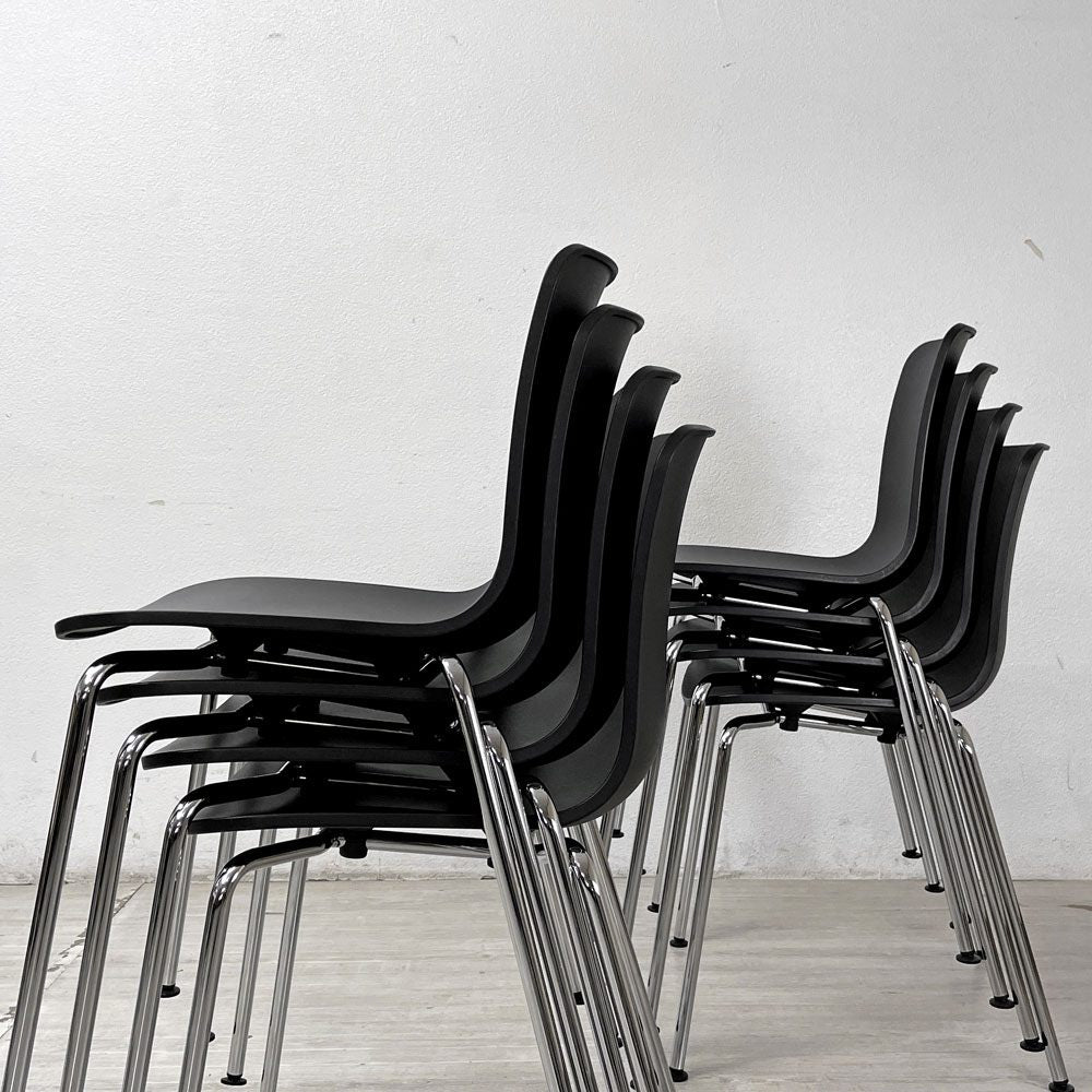 ヴィトラ vitra ハル HAL Tube ハルチューブ ダイニングチェア スタッカブル ジャスパー モリソン 2脚セット A ●