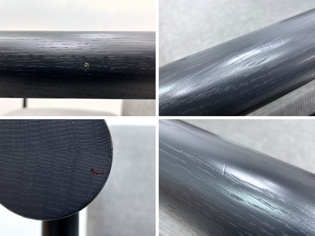 ベラコンテ bellacontte レイル ラウンジソファ RAIL LOUNGE SOFA 1人掛け グレー系ミックスファブリック ホワイトオーク材 スチール モダン 定価¥136,400- ●