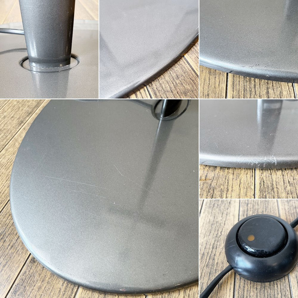 アルテミデ Artemide テベ Tebe フロアライト スタンドライト アッパーライト H193cm フロストガラスシェード エルネスト・ジスモンディ イタリアモダン 廃番 ◎