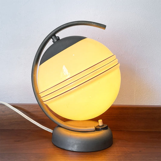 オービットデザイン Orbit Design テーブルランプ ガラス×真鍮 ビンテージ ミッドセンチュリーデザイン ★