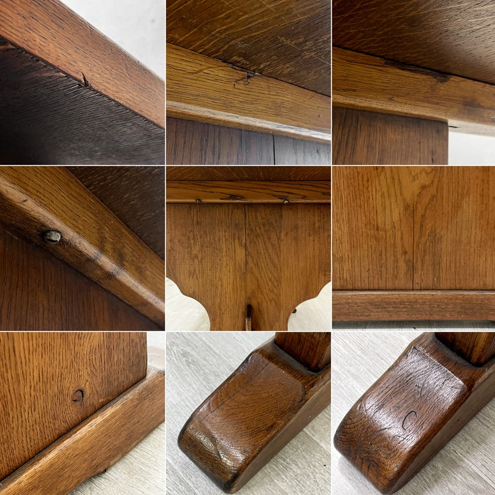 ビンテージ Vintage オーク材 リフェクトリーテーブル ダイニングテーブル W180cm ACME Furniture 購入 ●
