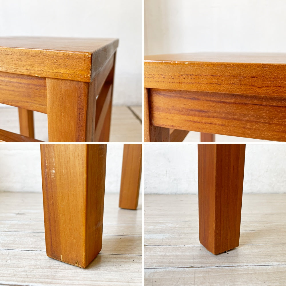 スキャンティーク SCANTEAK チーク材 サイドテーブル スツール ナチュラルスタイル ★