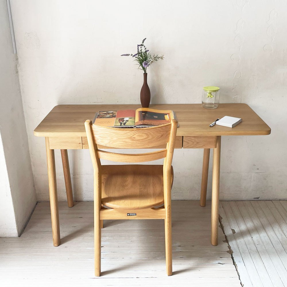 アクタス ACTUS アクタスキッズ サークル SARCLE デスク W120cm オーク材 美品 定価¥95,700- ★