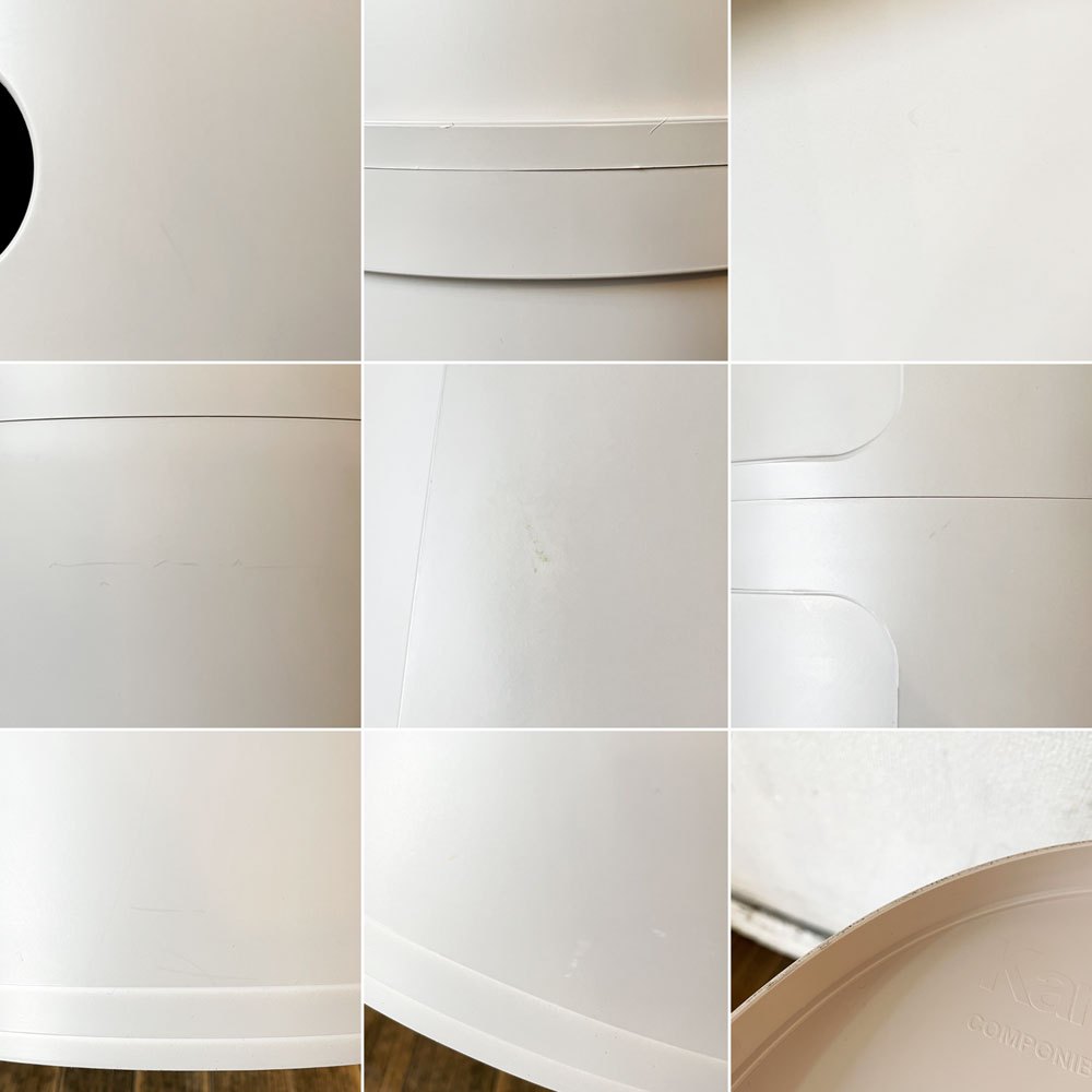 カルテル Kartell コンポニビリビオ Componibili Bio 3段 クリーム バイオプラスチック製 アンナ・カステッリ・フェリエーリ イタリア 定価¥44,900- ◎