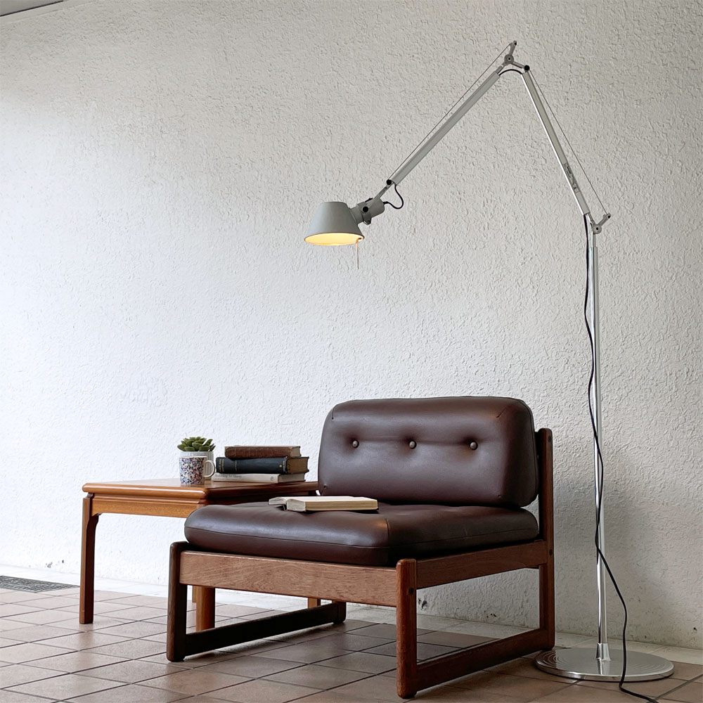 アルテミデ Artemide トロメオ テラ TOLOMEO TERRAFloor フロアライト S1349S アームライト ミケーレ・デ・ルッキ イタリア ポストモダンデザイン 現状品 ◇