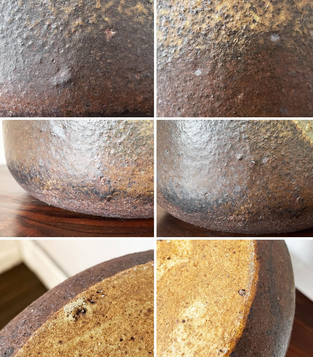 アラビア ARABIA セラミックポット フラワーベース 耳付き壺 H21.5cm フランチェスカ・マチュッティ・リンド フィンランド 北欧ビンテージ 希少 ◎