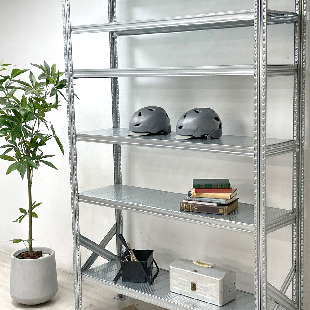 メタルシステム METALSISTEM スーパー123 SUPER123 シリーズ スチールシェルフ TIER STEEL SHELF W142.7×D40×H213 6段 ●