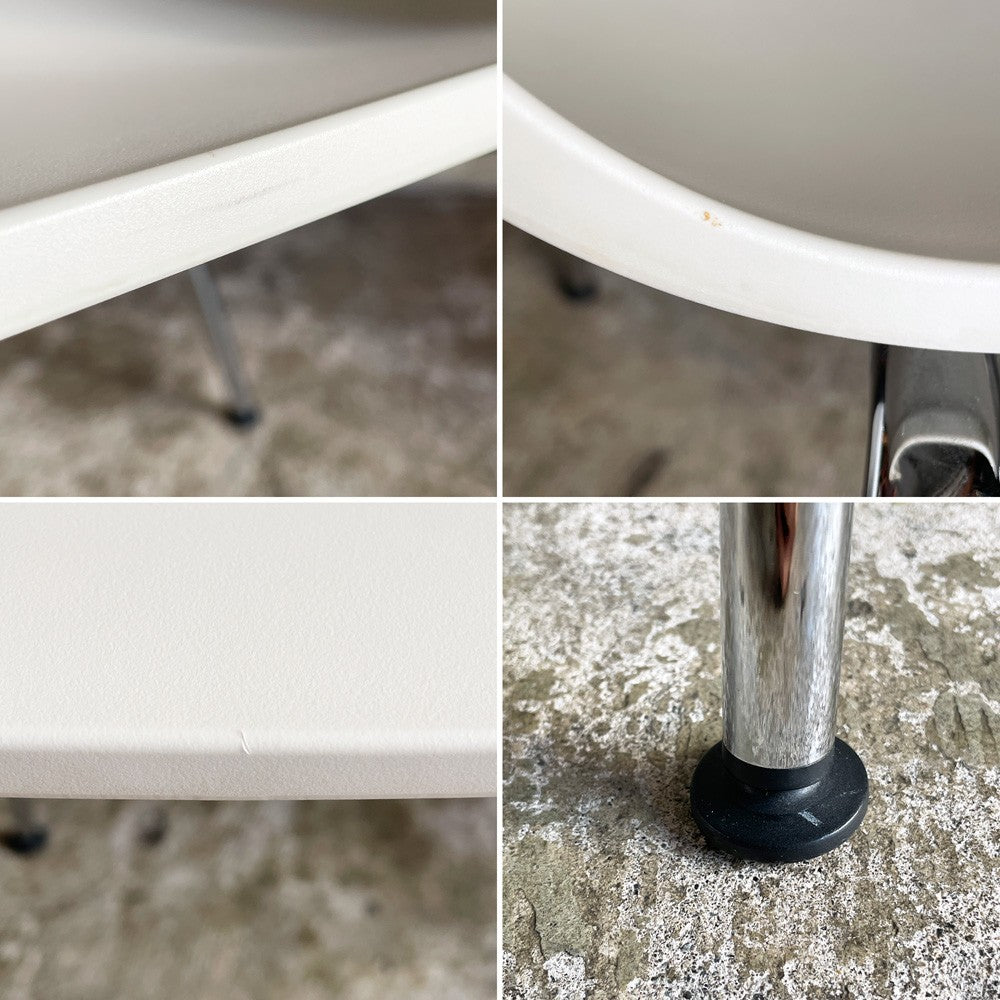 ヴィトラ vitra ハル チューブ HAL Tube サイドチェア ダイニングチェア ホワイト パウダーコート スチール脚 屋外使用可 ジャスパー・モリソン A ■