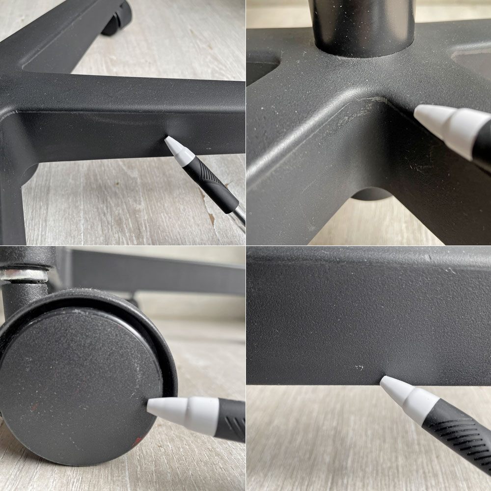 無印良品 MUJI ワーキングチェア 背座ワイドタイプ デスクチェア オフィスチェア 学習椅子 キャスター ブラック 定価¥24,900-♪