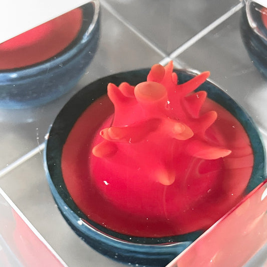 ヌータヤルヴィ Nuutajarvi イッタラ iittala アニュアルキューブ Annual Cube 1991 オイバ・トイッカ 952/2000 北欧雑貨 ビンテージ 希少 ■