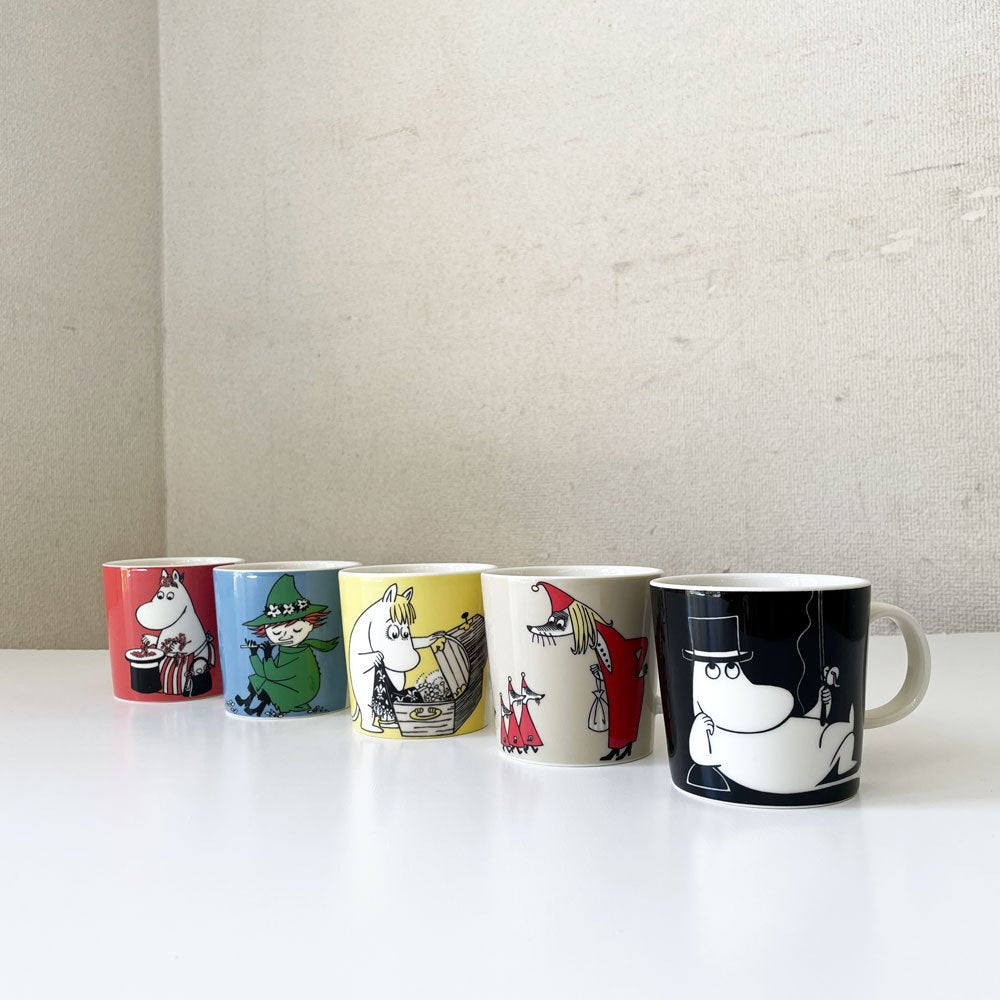 アラビア ARABIA ムーミンマグ MOOMIN スナフキン ライトブルー 2002-14年 箱付 フィンランド 北欧食器 旧ロゴ 廃番 ◎