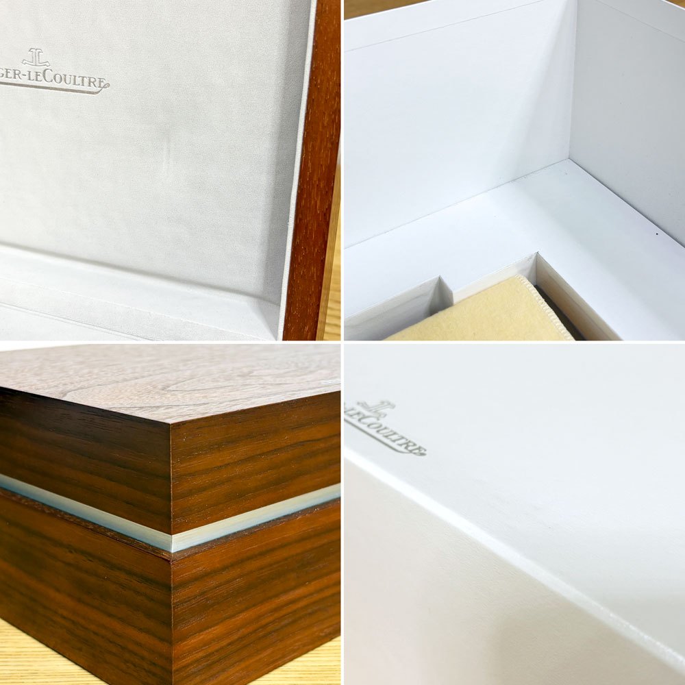 ジャガールクルト JAEGER LE COULTRE 腕時計 純正ボックス ウォッチボックス ケース 木製 箱のみ アクセサリーボックス 小物入れ 説明書 冊子付き スイス ●