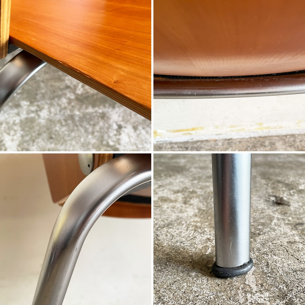 フリッツハンセン Fritz Hansen VM3 ヴィコチェア VICO Chair ヴィコ・マジストレッティ スタッキング プライウッド 北欧家具 廃番 ■