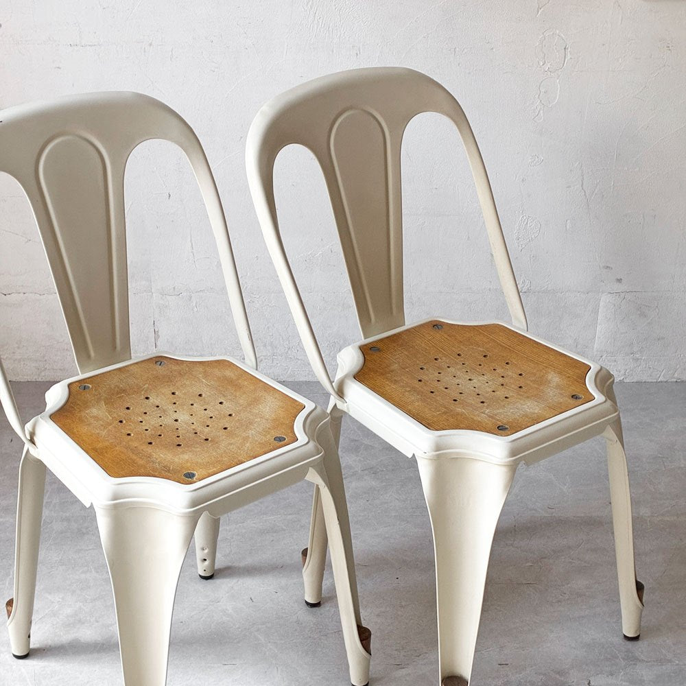 ノーザンオハイオインダストリアル Northern Ohio Industrial マルチプルズチェア Multipls Chair ダイニングチェア スタッキング マットホワイト インダストリアルデザイン A ★