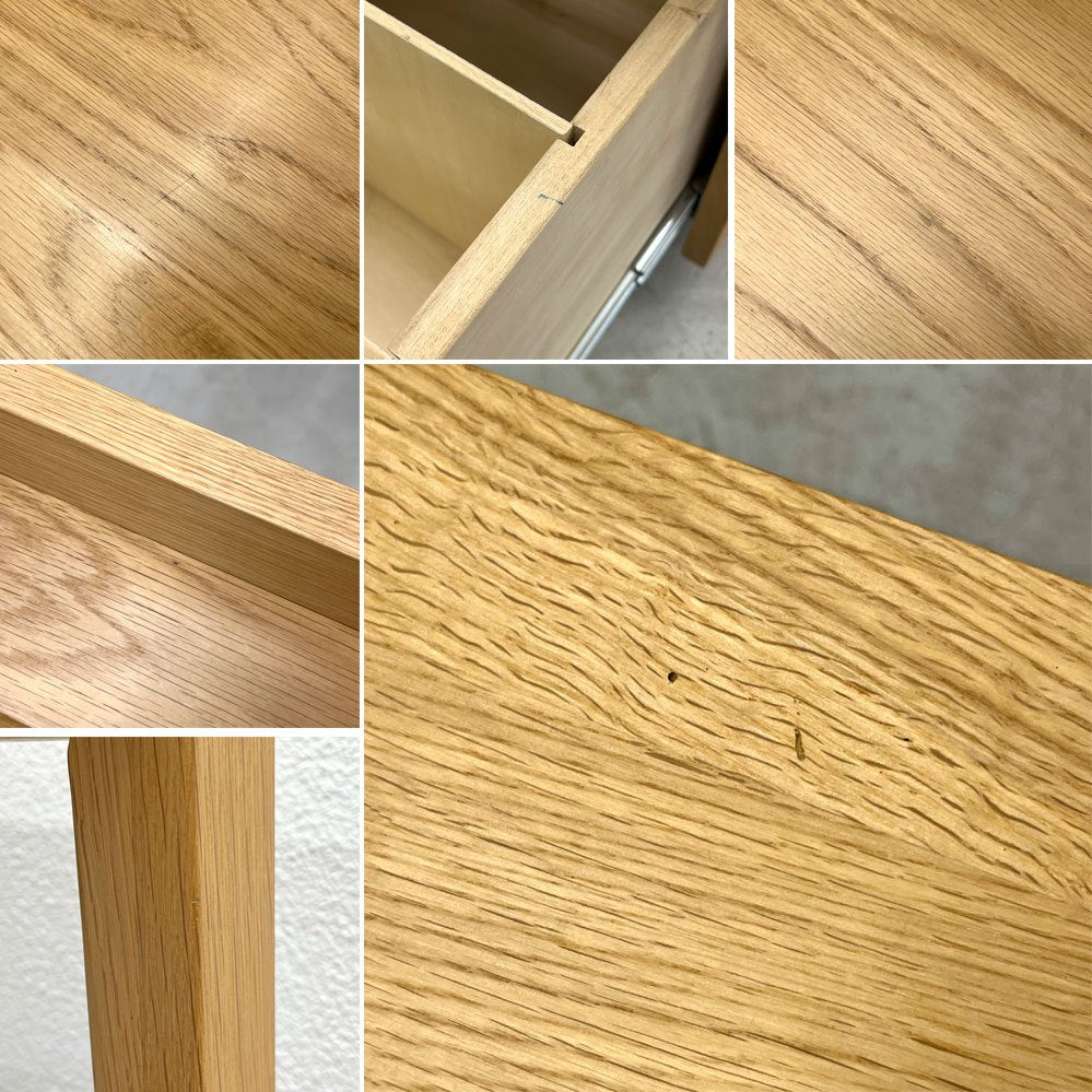 アクタス ACTUS アクタスキッズ フォピッシュ foppish デスク&ロータイプ デスクシェルフ&デスクワゴン セット オーク材 W110cm 〓