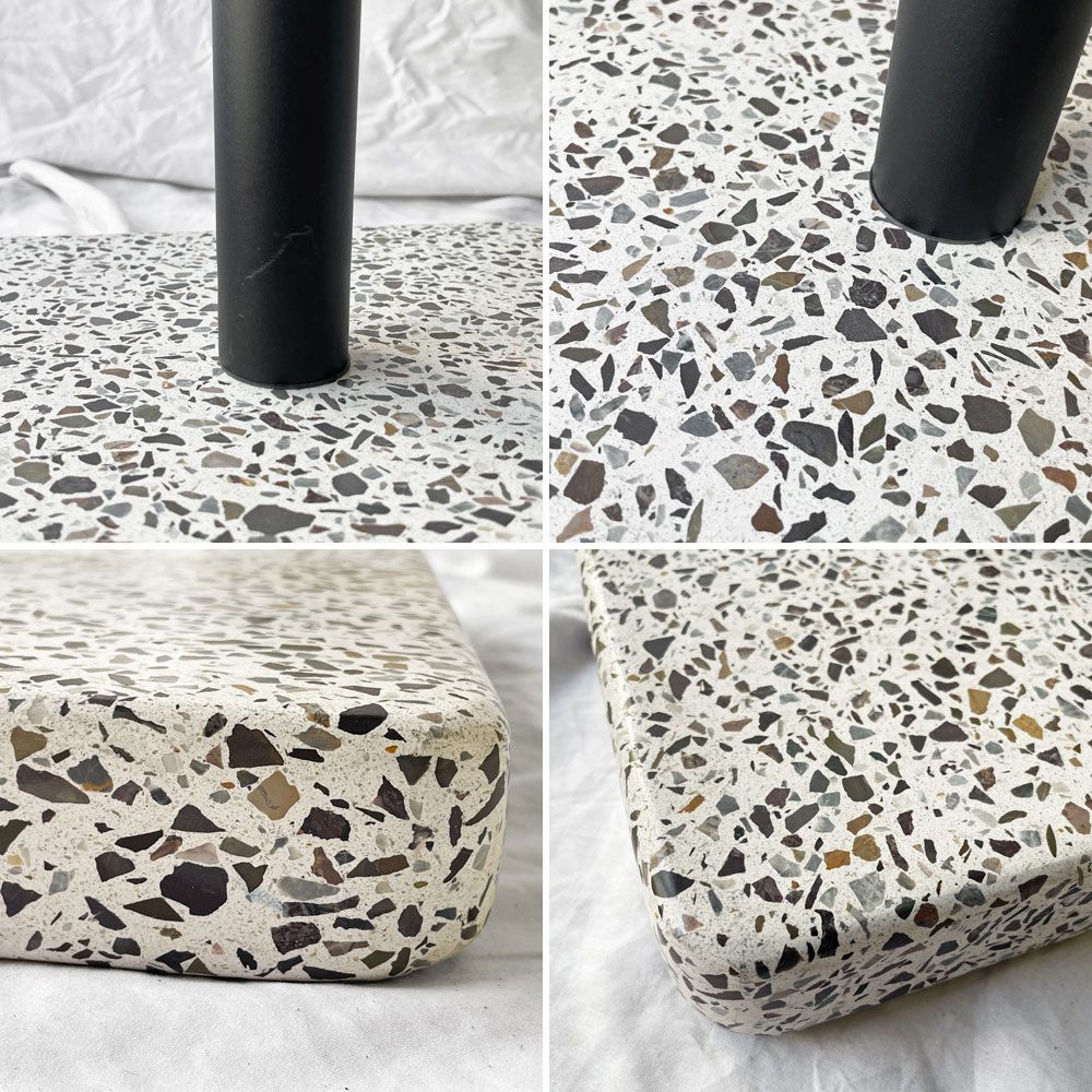 ヘイ HAY テラゾー TERRAZZO TABLE ラウンドテーブル カフェテーブル アンスラサイト 人工大理石 デンマーク 北欧家具 ◇