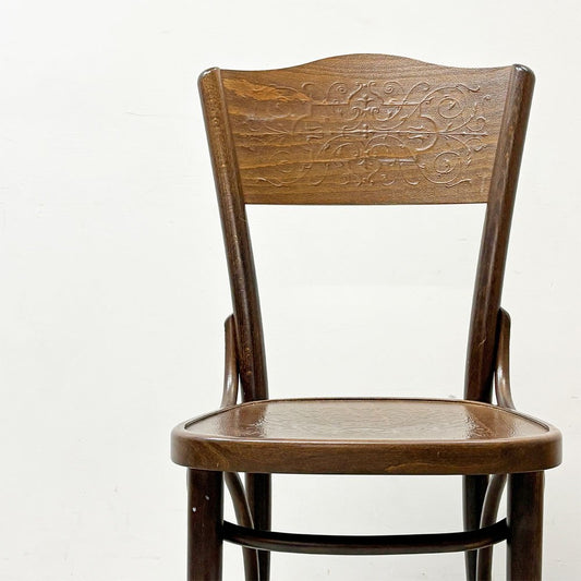 トン TON トーネット THONET No.054 ビーチ材 ベントウッドチェア ダイニングチェア カフェチェア パネルバック ベントウッド チェコ 曲木椅子 ●