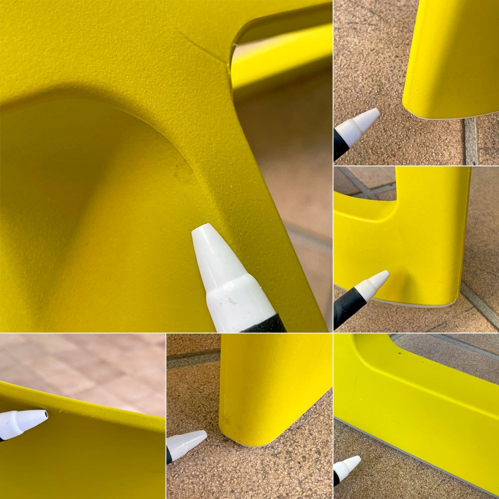 ヴィトラ Vitra ティプトン Tip Ton ワークチェア ダイニングチェア デスクチェア マスタード スタッキング チルト機能 定価¥47,300- ◇