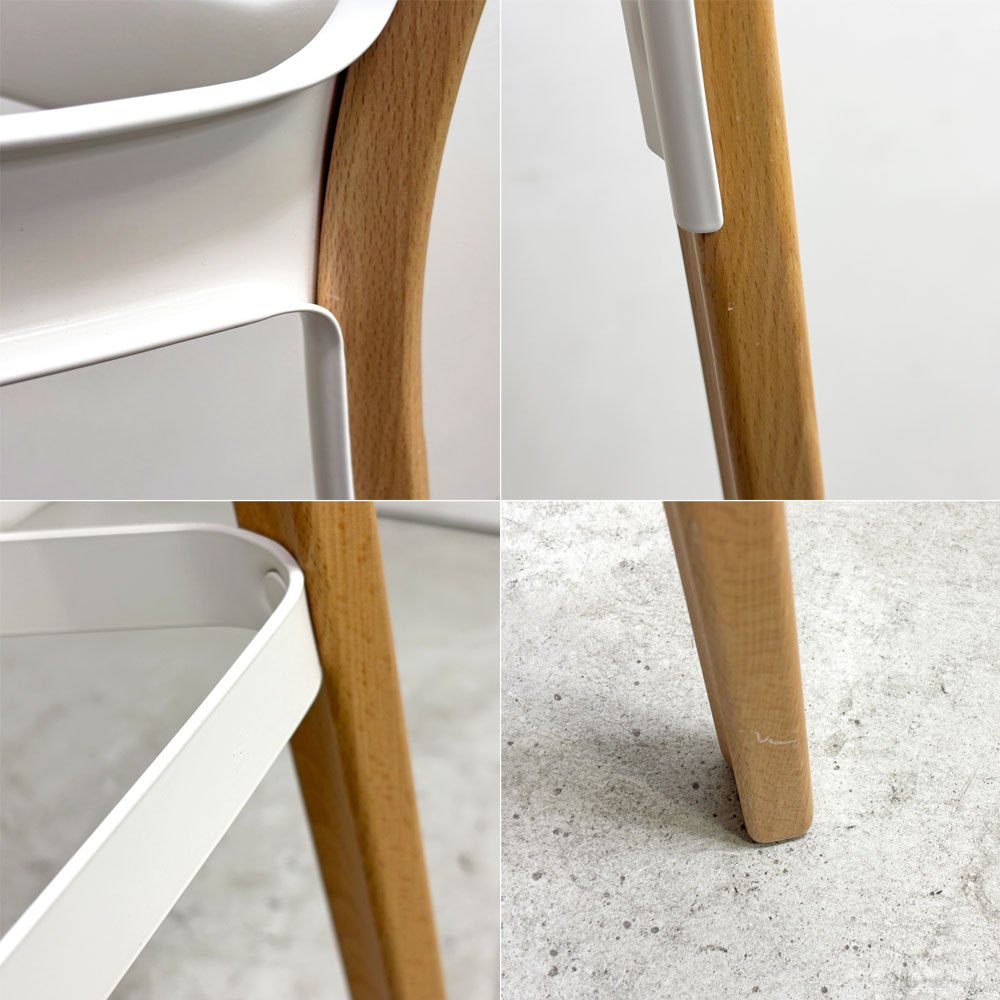 マジス MAGIS スチールウッド STEELWOOD コートハンガー ハンガーラック ホワイト & ビーチ Ronan & Erwan Bouroullec イタリア ●