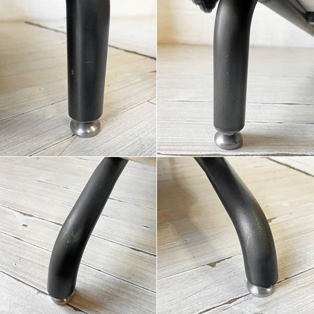 ジャーナルスタンダード journal standard Furniture ロデチェア RODEZ CHAIR 1P コーデュロイ生地 ブルー インダストリアルスタイル 定価¥68,200- ★