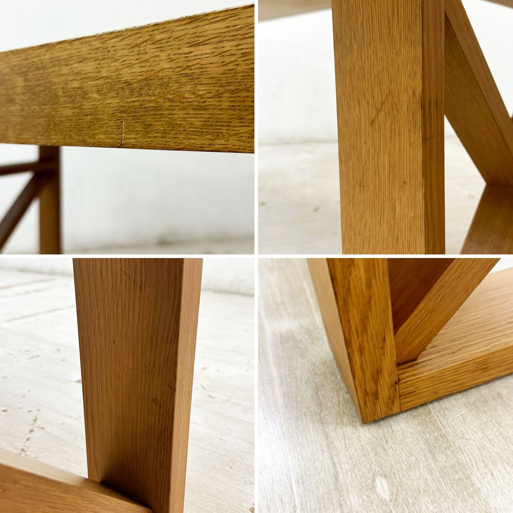 日進木工 NISSIN ダイニングテーブル オーク材 W180cm ナチュラルデザイン 飛騨家具 ACTUS取り扱い ●