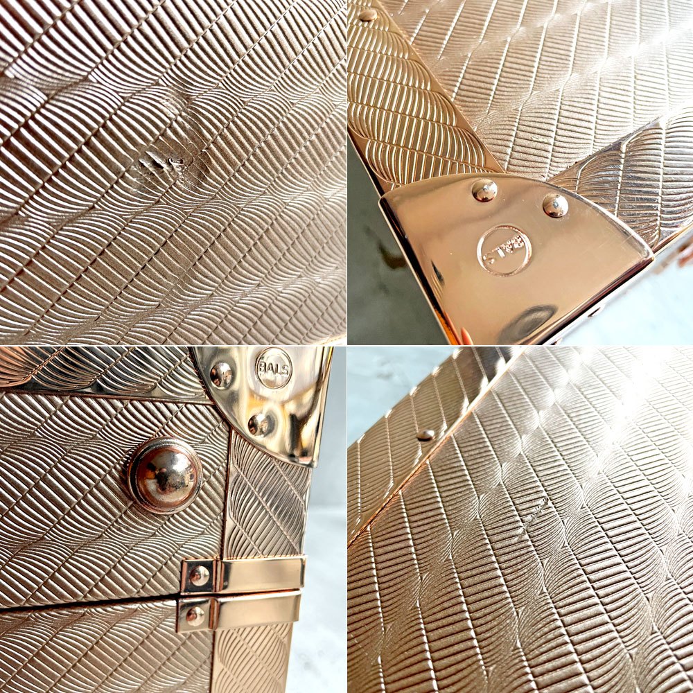 バルス東京 BALS トラベルトランク Travel Trunk Lサイズ コッパーカラー テーブル オブジェ 鍵付き 森田恭通 廃番希少♪