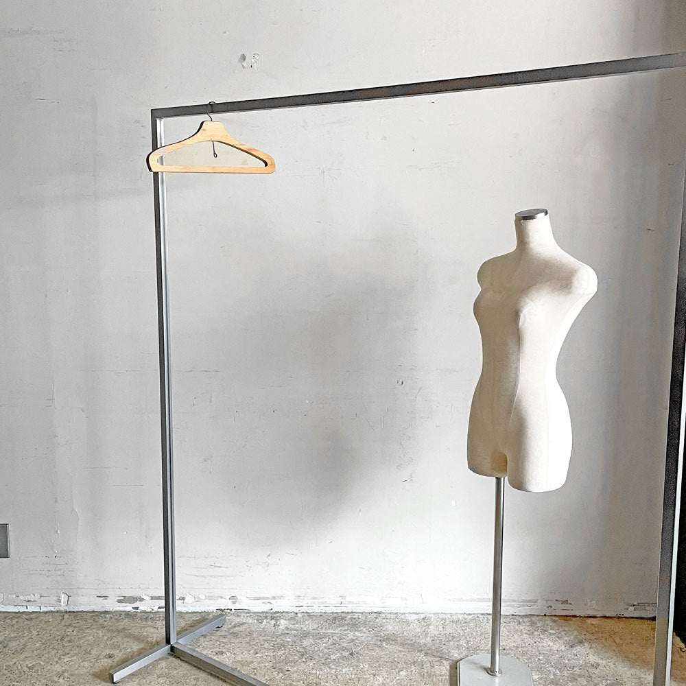 インダストリアルデザイン Industrial Design ハンガーラック コートハンガー w120cm ビンテージスタイル 工業系 店舗什器 ■