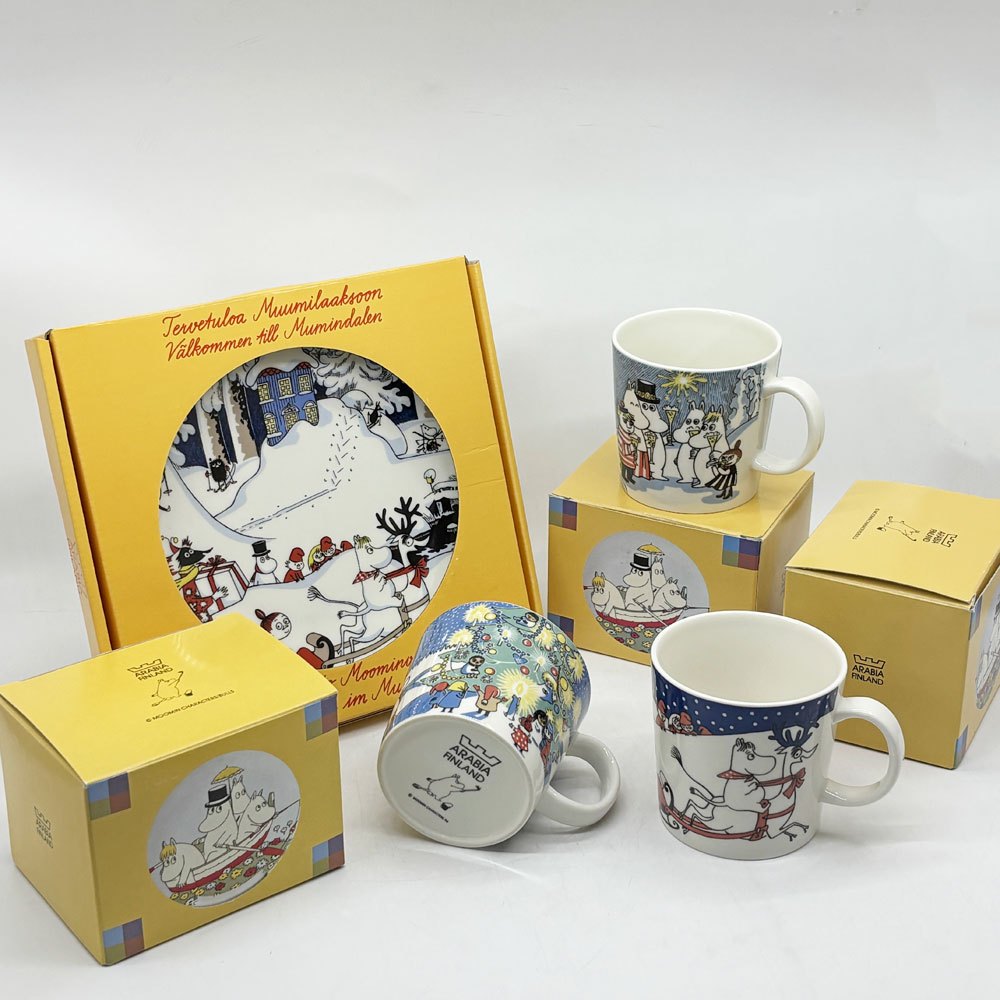 アラビア ARABIA ムーミン MOOMIN マグ カップ クリスマス 2004-2005年 限定 フィンランド 北欧食器 箱付き 希少 ●