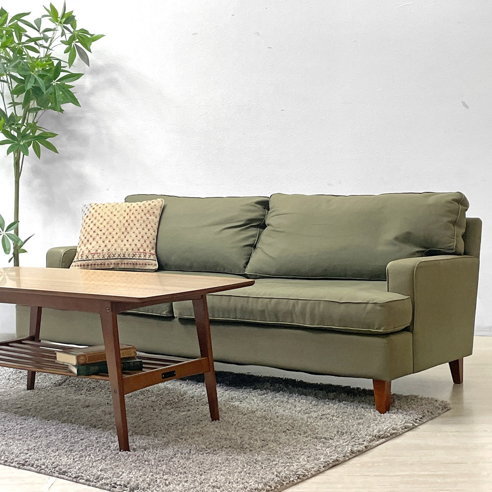 パシフィックファニチャーサービス P.F.S スタンダードB STANDARD B 3P ソファ リップストップ生地 w180cm ●