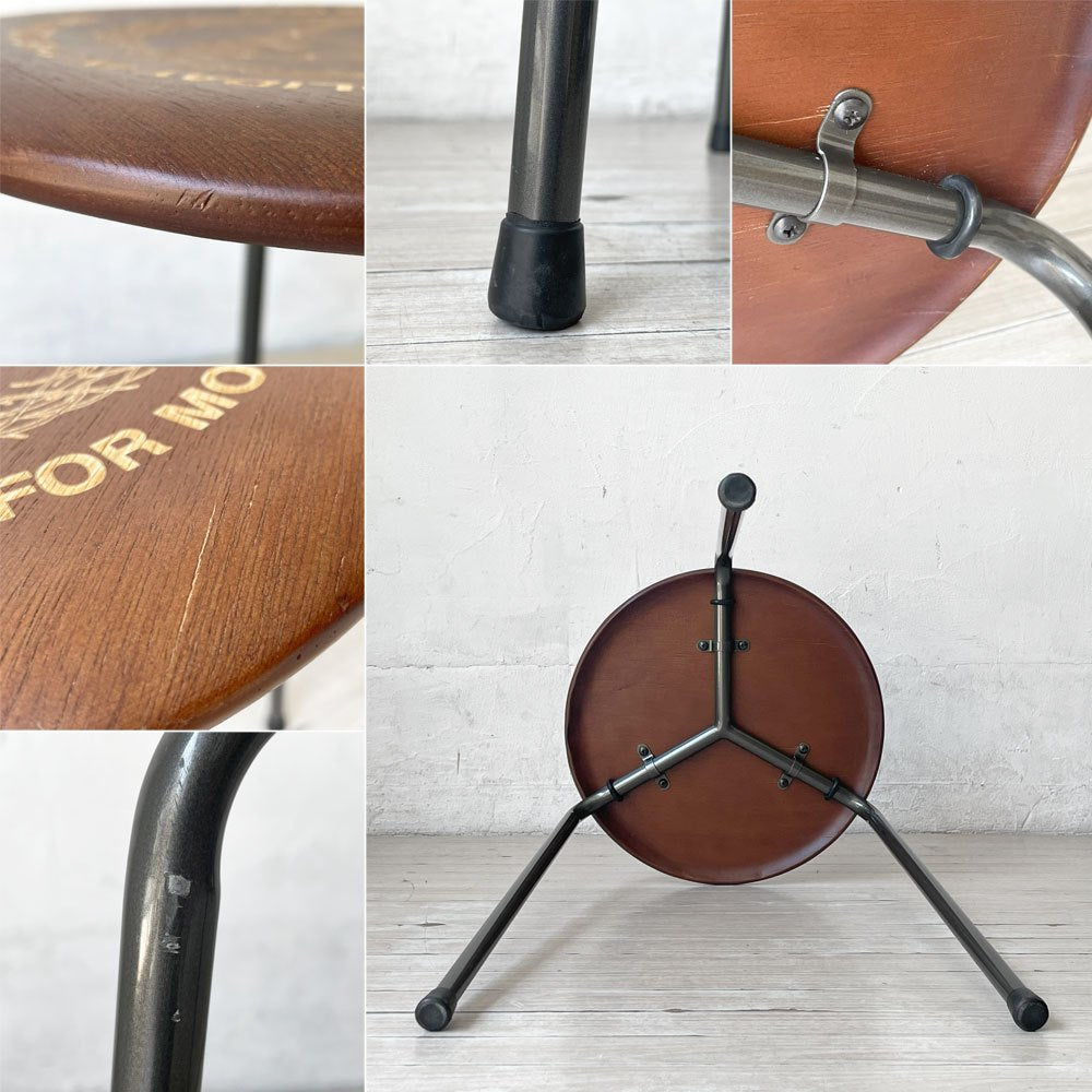 マウンテンリサーチ MOUNTAIN RESEARCH Little Summer Camp Round Stool H48㎝ ジェネラルリサーチ 3本脚 スツール A WREATH ★