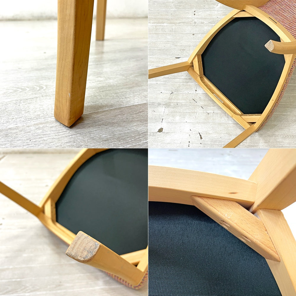 カリモク Karimoku CT7805 ダイニングチェア ハイバックチェア ファブリック張り オーク材 参考定価\76,000 ●