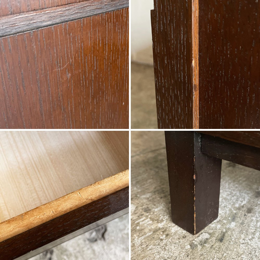 エーフラット a.flat サイドテーブル Side table v01 ナイトキャビネット サイドキャビネット アッシュ材 ブラウン H48cm 定価¥28,050- ■