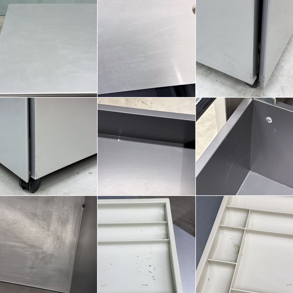 カッシーナ Cassina ixc. AFドロワー AF DRAWER デスクキャビネット ワゴン 鍵付属 キャスターロック機能付き イタリア A ◎