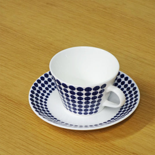 グスタフスベリ GUSTVSBERG アダム ADAM コーヒーカップ&ソーサー C&S スティグ・リンドベリ Stig Lindberg Φ8cm 北欧食器 復刻品 ◎