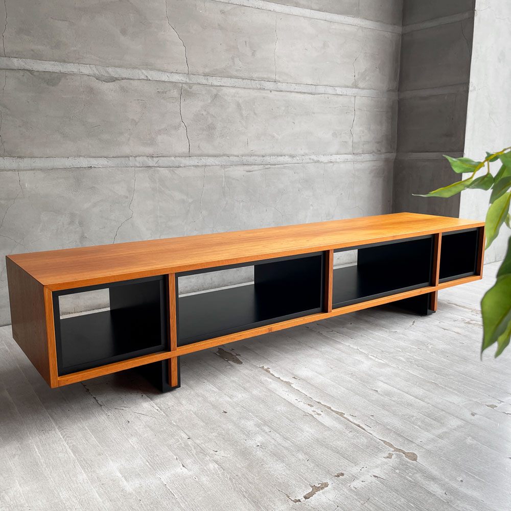 ランドスケーププロダクツ Landscape Products レイモンドキャビネットロー RAYMOND CABINET LOW AVボード 別注チーク材仕様 W150cm ♪