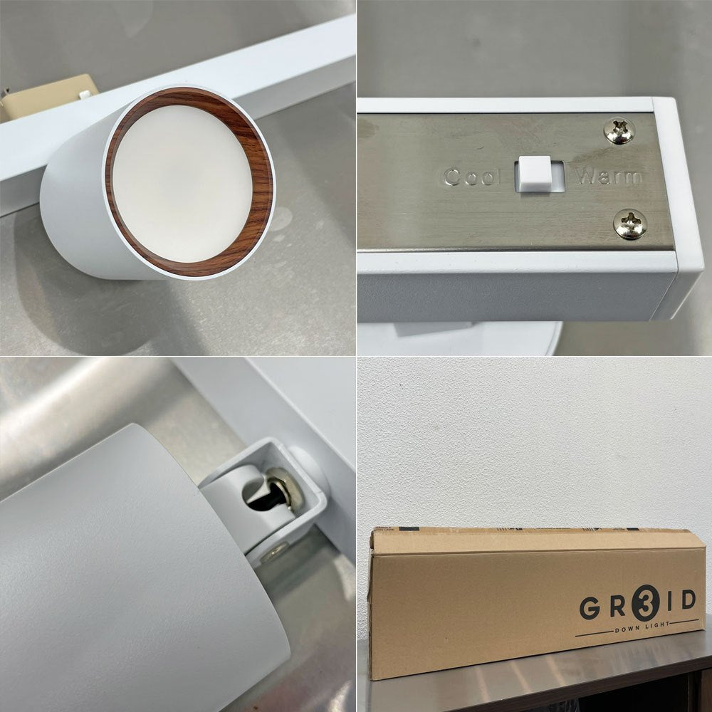 アートワークスタジオ ART WORK STUDIO グリッド3 ダウンライト Grid3-down light シーリングライト 3灯 美品 箱付き 定価33,000円 〓