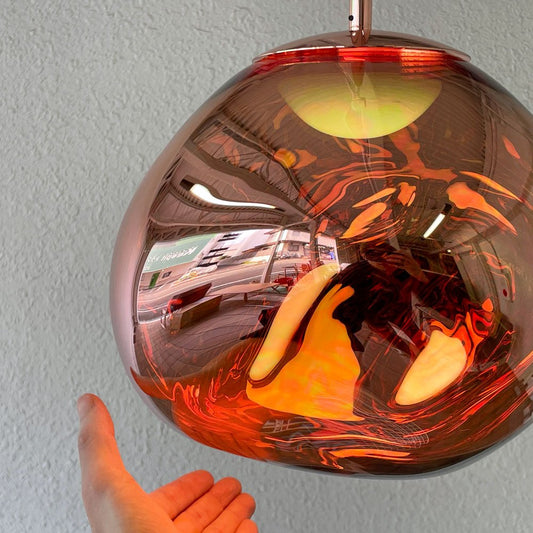 トムディクソン Tom Dixon メルト MELT 30 コッパー ペンダントライト LED ヤマギワ取扱 未使用品 定価198,000円 ◇