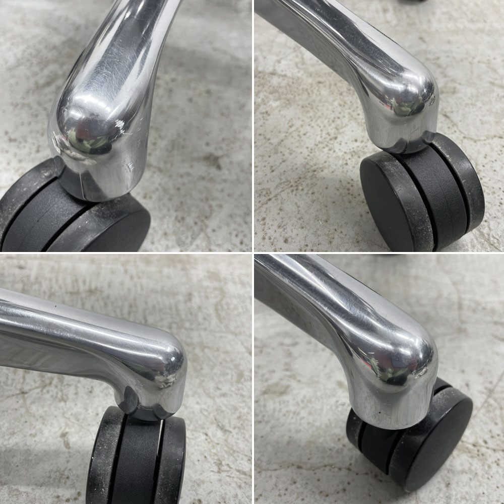 ハーマンミラー Herman Miller アーロンチェア リマスタード フル装備 Bサイズ オニキスウルトラマット ポリッシュドアルミニウムベース ポスチャーフィット ビル・スタンフ & ドン・チャドウィック 〓