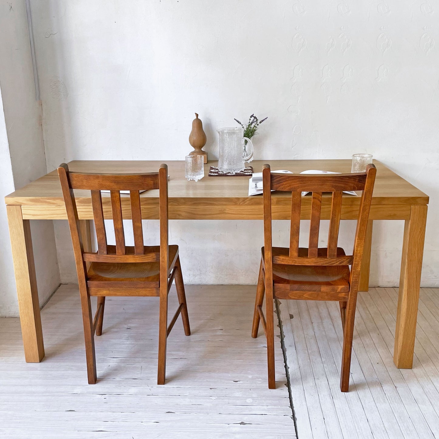 パシフィックファニチャーサービス P.F.S ミッションチェア MISSION CHAIR ビーチ無垢材 チャーチチェア A ★