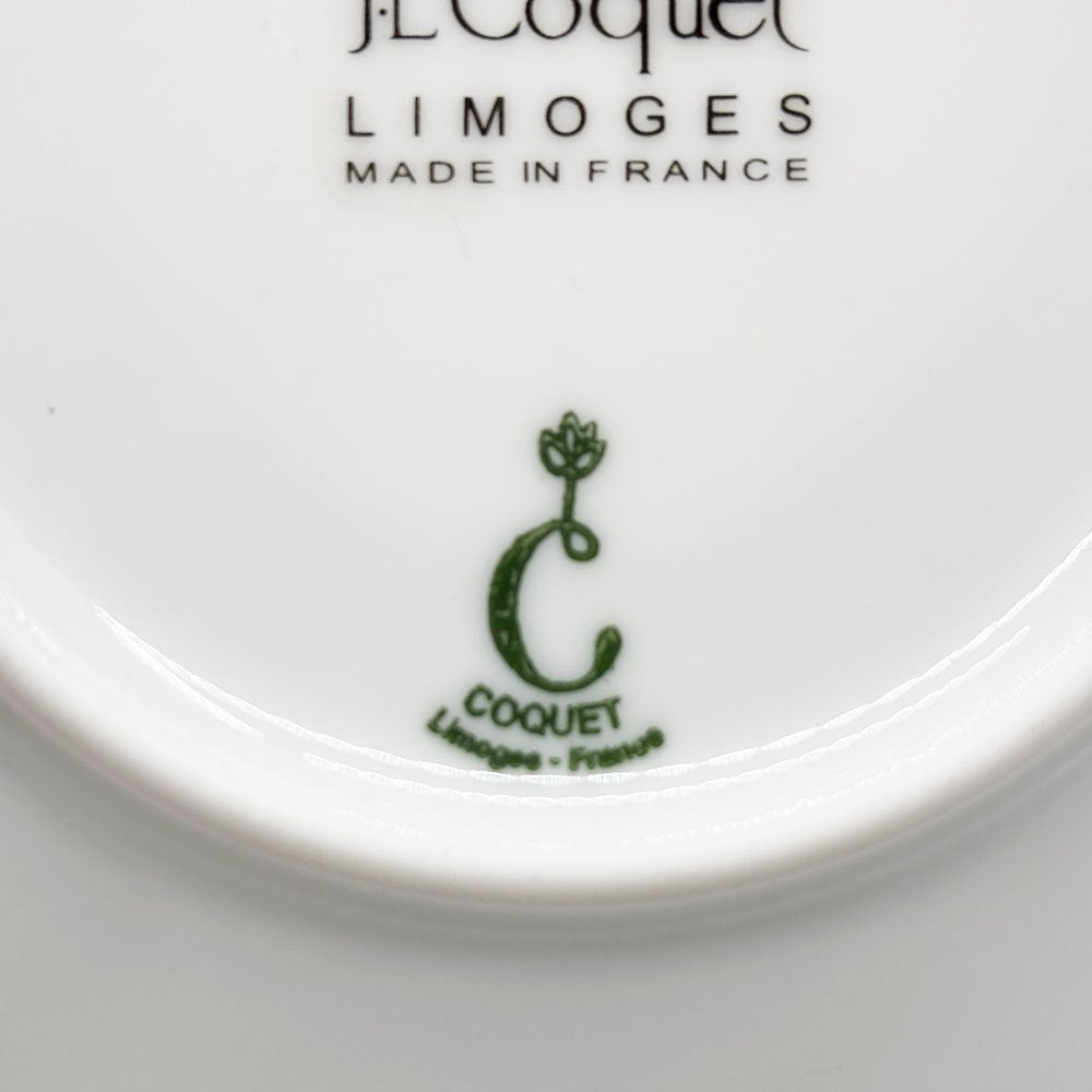 ジャン ルイ コケ JL Coquet エミスフェール Hemisphere ティーカップ&ソーサー 磁器 洋食器 フランス A ●