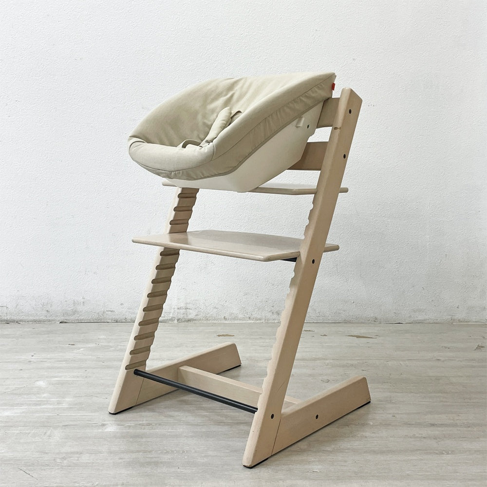 ストッケ STOKKE トリップトラップチェア専用 ニューボーンセット 旧モデル トイハンガー 延長グライダー 取扱説明書 箱付き 定価¥19,800- ●