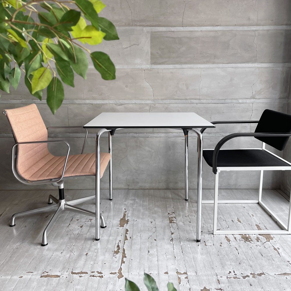 ヴィトラ vitra ハルテーブル HAL Table Square ダイニングテーブル スクエア W75cm ホワイト ジャスパー・モリソン 廃番 ♪