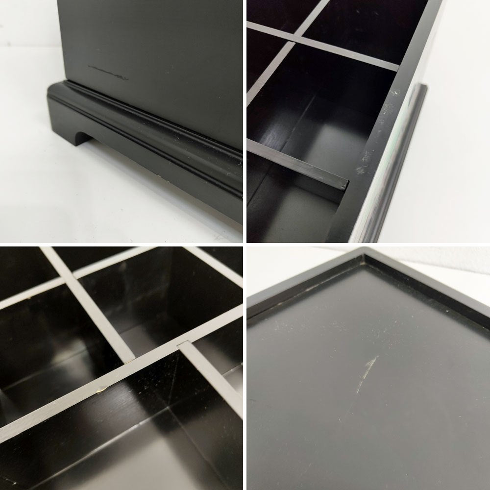 フランクリンポーセリン FRANKLIN PORCELAIN 有名旅館の酒盃コレクションの蒔絵三段重箱 コレクションケース 和モダン ●