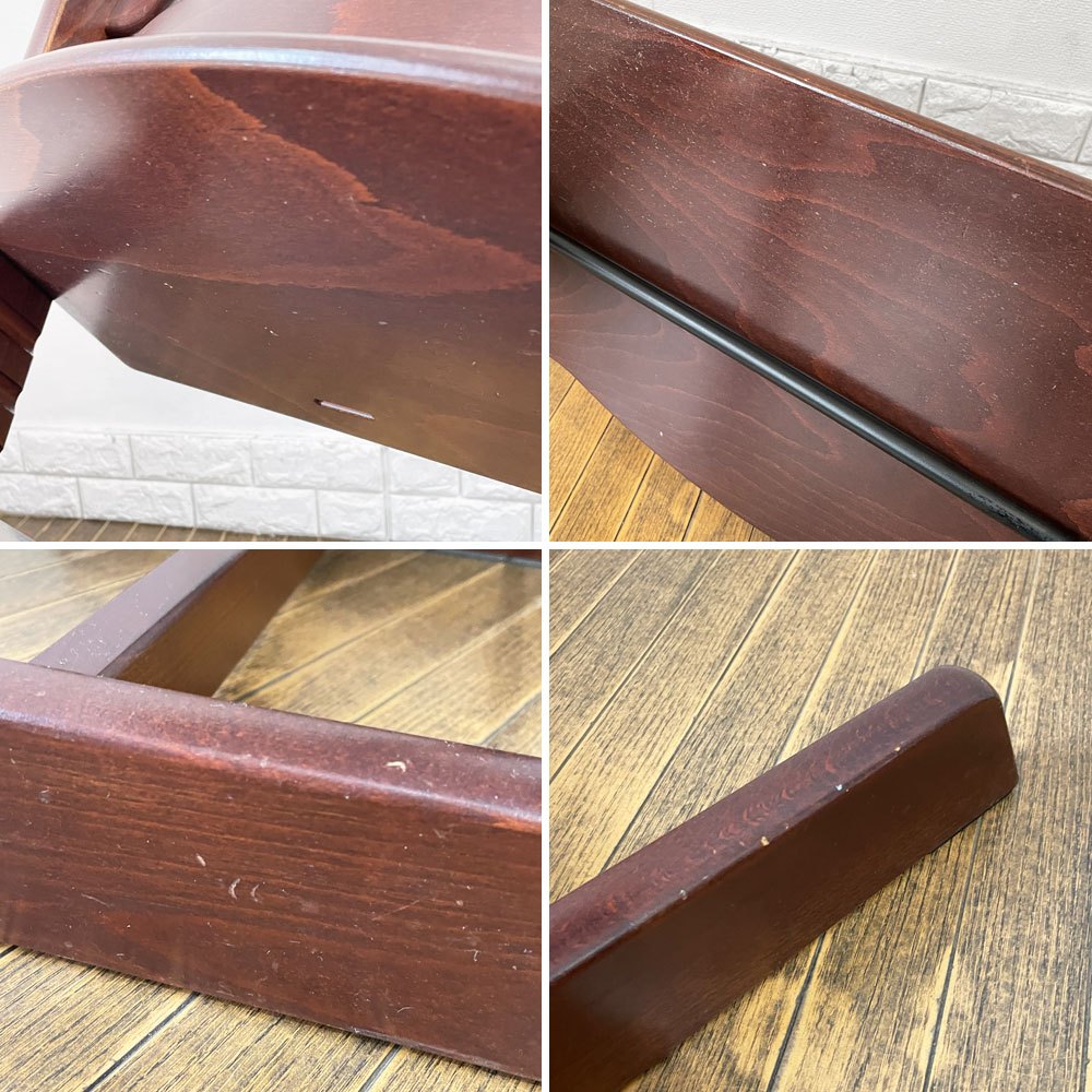 ストッケ STOKKE トリップトラップ TRIPP TRAPP ベビーチェア キッズチェア S/N4~ ブラウン ノルウェー 北欧家具 A ◎